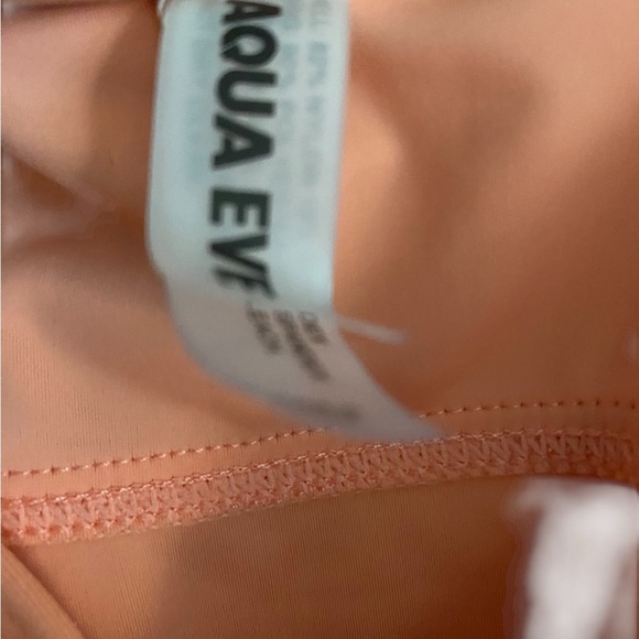 Elegant Orange One-Piece Swimsuit - Picture 2 of 3